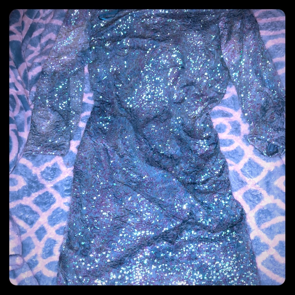 Sequined cocktail dress
